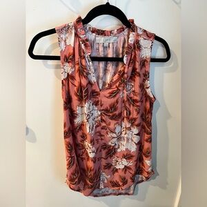 Loft Pink Knit Tank Top